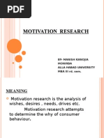 Motivation Research