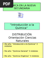 Química en La Nueva Secundaria de La Pcia. de Buenos Aires