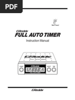 GReddy Turbo Timer Manual