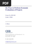 B03-003 Six Ways To Perform Economic Evaluations of Projects PDF