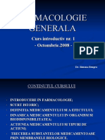 Farmacologie Generala