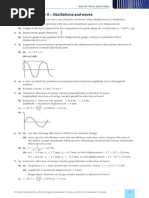 Solutions For Topic 4 - Oscillations and Waves: End-Of-Topic Questions