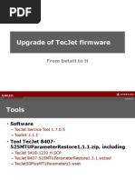 Upgrade of Tecjet Firmware Rev2