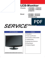 Samsung LCD Monitor 2032BW 2232BW 2232GW Plus Parts and Service Manual