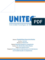 Entregable 1 Educación Basada en Competencias PDF