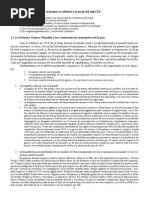 La Primera Guerra Mundial y Las Consecuencias Económicas de La Paz