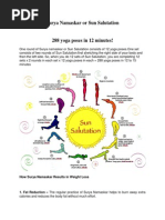 Surya Namaskar or Sun Salutation