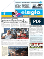 Edicion Impresa Elsiglo 08-09-2015