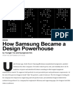 How Samsung Became A Design Powerhouse