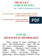 Metrology and Measurements Unit Iii