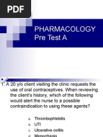 Pharmacology Pre Test A