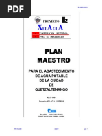 Plan Maestro Aguas Quetzaltenango