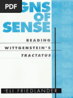 Friedlander, 2001 - Signs of Sense Reading Wittgenstein's Tractatus