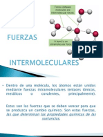 FUERZAS Intermoleculares