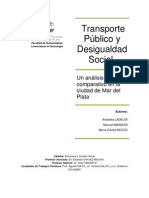 Transporte Público y Desigualdad Social - Ladeux, Manzoni, Miccio