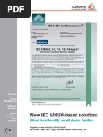 New IEC 61850-Based Solutions: Client Functionality On All Device Families