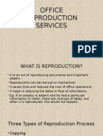 Office Reproduction Services