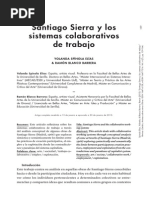 Yolanda Spínola Elías y Ramón Blanco Barrera. Santiago Sierra y Los Sistemas Colaborativos de Trabajo