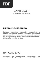 Capitulo II Medios Elctronicos