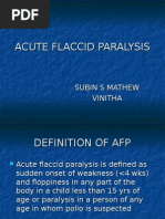 Acute Flaccid Paralysis