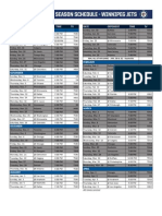 2015-16 Jets Regular Season Schedule - TV Listings