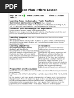 Lesson Plan-Primary 20 Mins