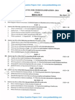 1st PU Biology Nov 2014 PDF