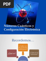 Números Cuánticos y Configuración Electrónica