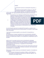 POSIBLES CONCLUSIONES en Su Opinión, La Concentración