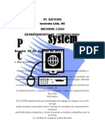 Informe Departamento de Contabilidad