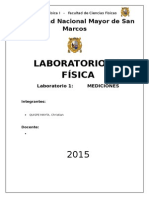 Laboratorio Fisica 1 UNMSM Informe 1