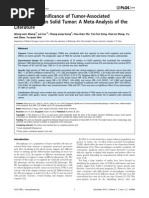 Prognostic Significance of Tumor-Associated Macrophages in Solid Tumor A Meta-Analysis of The Literature