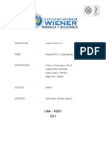 Determinacion de Lipoproteinas