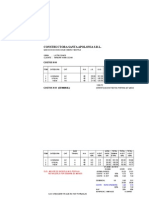 Costo Mano de Obra Actualizado