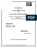 Role of RBI in Indian Economy