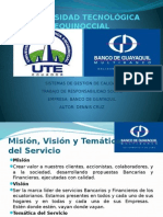 Exposicion Calidad Banco de Guayaquil