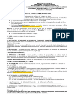 Modelo Elaboração Relatório Final