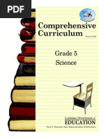 Curriculum Science Grade 5