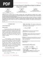Comparison of Vertical Coverage Diagram For Multi Beams Radar For Different Frequencies and RCS