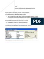 Virtual Machines Issues 1) : Determining The Location of All Your Virtual Machine Files