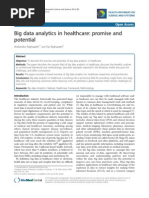 Big Data Analytics in Healthcare - Promise and Potential