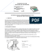 Permeametro de Carga Ctte