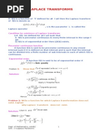 Laplace Transform