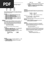 Cost Behavior Exercises Hand-Outs