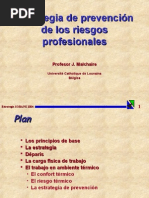 Estrategia de Prevención de Los Riesgos Profesionales. METODO SOBANE