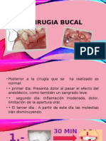 Cuidados Postoperatorios en Cirugia Oral