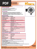 All Ss Pressure Gauge: Model Code: Kbi