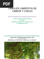 Ganglios Linfáticos de Cabeza y Cuello