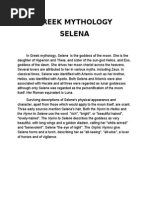 Greek Mythology Selena