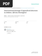 Interventional Drainage of Appendiceal Abscesses in Children. AJR Am J Roentgenol